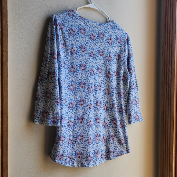 i.b.diffusion V-Neck Bohemian Aztec Print Jersey Size Small - Picture 12 of 14